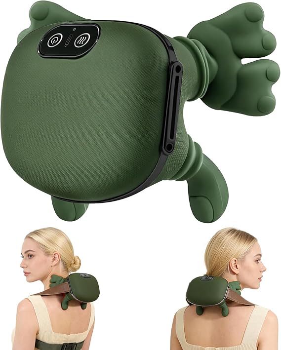 Advanced Trapezius Neck & Shoulder Massager with Heat – Smart Deep Kneading Therapy Device